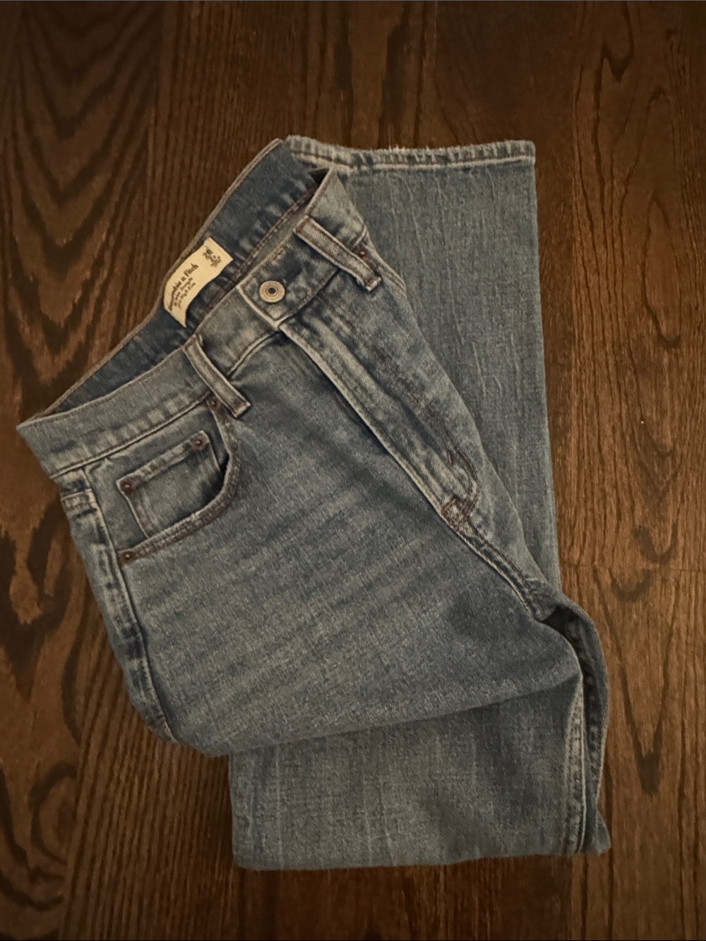 Abercrombie & Fitch The Ankle Straight Ultra High Rise size 26 short length